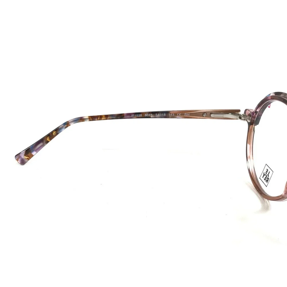 J. F. Rey Eyeglasses Frames JF1528 8075 Brown Pink Tortoise Full Rim 54-18-143